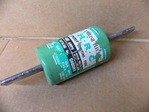 English Electric C400hg Energy Limiting Fuse 400A 250V English Electric C400hg Energy Limiting Fuse 400A 250V