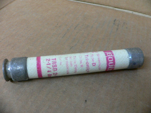 Gould Shawmut Trsr-2-1/4 Time Delay Fuse 2-1/4A 600V Gould Shawmut Trsr-2-1/4 Time Delay Fuse 2-1/4A 600V