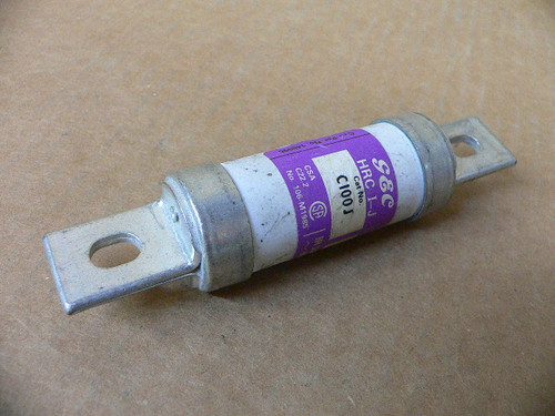 Gec C100j Energy Limiting Fuse 100Amp 600V Gec C100j Energy Limiting Fuse 100Amp 600V