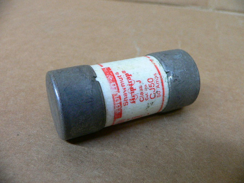 Gould Shawmut Cj50 Current Limiting Fuse 50A 600V Gould Shawmut Cj50 Current Limiting Fuse 50A 600V