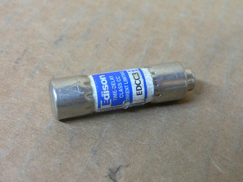 Edison Edcc3 3Amp (3A) Edcc 300Vdc Time-Delay Fuse Edison Edcc3 3Amp (3A) Edcc 300Vdc Time-Delay Fuse