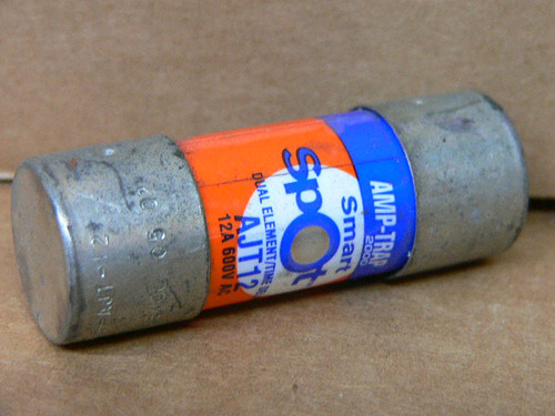 Ajt12 Mersen Ferraz Shawmut Fuse 12A,600V, Time Delay Ajt12 Mersen Ferraz Shawmut Fuse 12A,600V, Time Delay