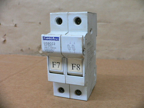 Ferraz Shawmut Usbcc2 30A 600V Class Cc Fuse Holder Ferraz Shawmut Usbcc2 30A 600V Class Cc Fuse Holder