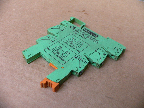 Phoenix Contact Terminal Block, Plc-Bsp-24Dc/21 Lot Of 2