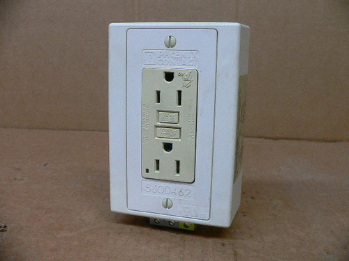Phoenix Contact 5600462 Em-Duo 120/15/Gfi Receptacle 120V, Din Rail Phoenix Contact 5600462 Em-Duo 120/15/Gfi Receptacle 120V, Din Rail
