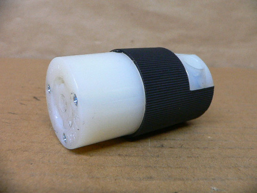 Hubbell Hbl4579c Twist-Lock Inlet Plug, 15A 250V 3-Wire, 2-Pole