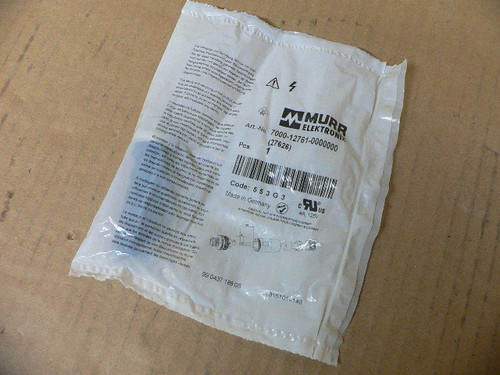 Murr Elektronik 7000-12761-0000000 M12 Male 0° Wireable Screw Term. 5-Pol. Max.0 Murr Elektronik 7000-12761-0000000 M12 Male 0° Wireable Screw Term. 5-Pol. Max.0