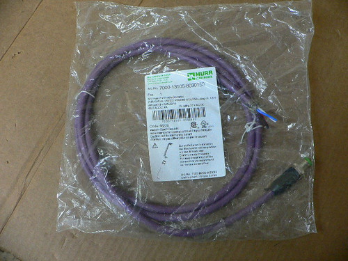 Murr Elektronik 7000-13105-8030150 M12 Male 0° A-Cod. With Cable Murr Elektronik 7000-13105-8030150 M12 Male 0° A-Cod. With Cable