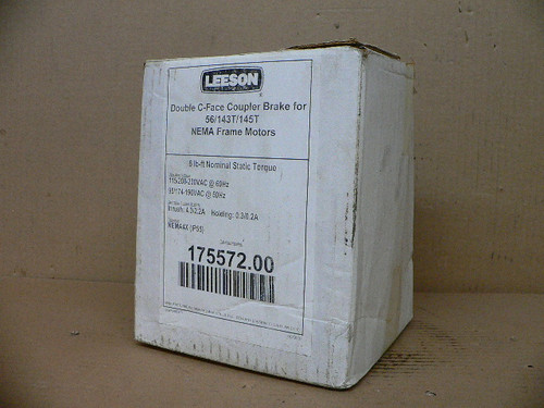 Leeson 175572.00 6 Lb-Ft Coupler Brake.56C/143-5Tc.Stearns 1056724081Pf