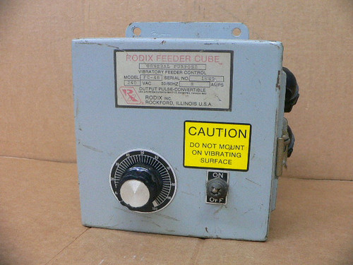 Rodix Inc. Fc-48 Feeder Control Rodix Inc. Fc-48 Feeder Control