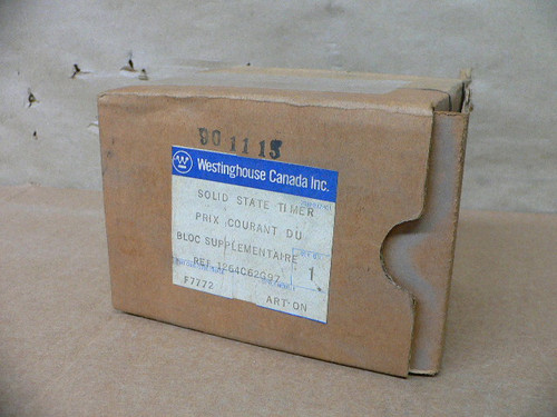 Westinghouse Art-On Timer 1264C62g97 Westinghouse Art-On Timer 1264C62g97