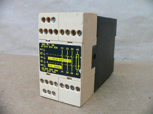 Jokab Safety Rt6 24Vdc Safety Relay Module Used