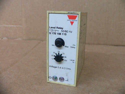 Carlo Gavazzi S178156115 Level Relay 115V 50/60Hz Carlo Gavazzi S178156115 Level Relay 115V 50/60Hz