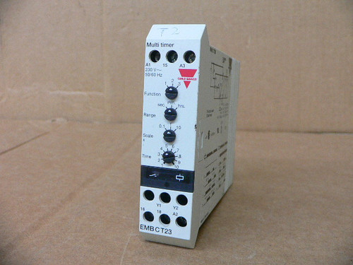 Carlo Gavazzi Multi-Timer Relay Emb C T23 Embct23 Carlo Gavazzi Multi-Timer Relay Emb C T23 Embct23