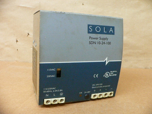 Sola Sdn 10-24-100 Power Supply
