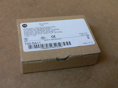 Allen Bradley 100-Sa11 Auxiliary Contact New Allen Bradley 100-Sa11 Auxiliary Contact New