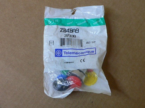 Telemecanique Schneider Electric Zb4ba9 Pushbutton Operator, Flush 6 Colors Telemecanique Schneider Electric Zb4ba9 Pushbutton Operator, Flush 6 Colors