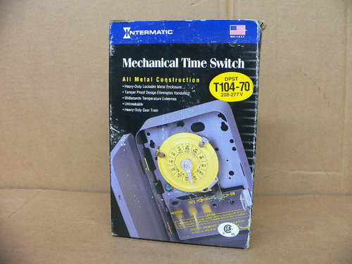 Intermatic T104-70 Mechanical Time Switch Intermatic T104-70 Mechanical Time Switch