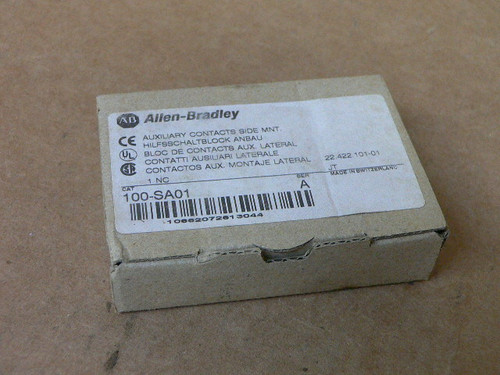 Allen-Bradley Side Mount Auxiliary Contact 100-Sa01 New Allen-Bradley Side Mount Auxiliary Contact 100-Sa01 New