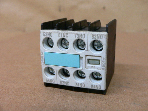 Siemens 3Rh1911-1Ga31 Auxiliary Contact Block