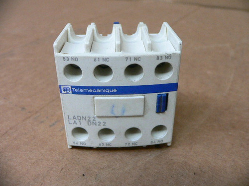 Telemecanique Ladn22 Auxiliary Contact Block Telemecanique Ladn22 Auxiliary Contact Block