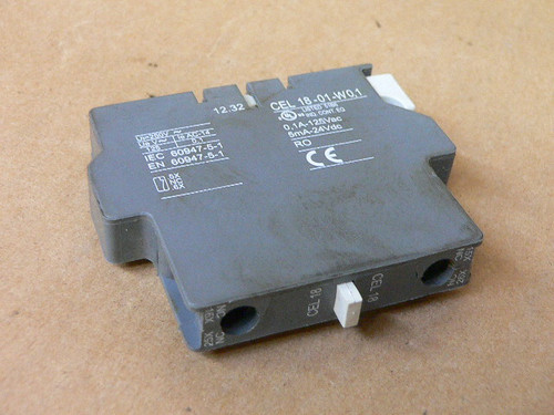 Abb Cel 18-01-W0,1 Auxiliary Contact (Used)