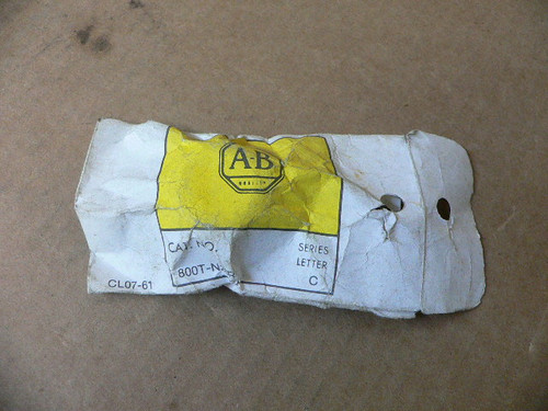 Allen-Bradley 800T-N26r Red Pilot Light Lens Allen-Bradley 800T-N26r Red Pilot Light Lens