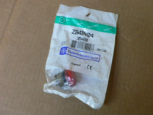 Telemecanique Schneider Electric Zb4bv04 Red Pilot Light Head Telemecanique Schneider Electric Zb4bv04 Red Pilot Light Head