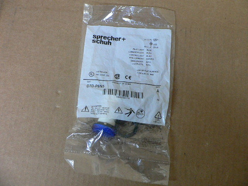 Sprecher + Schuh D7dp6n5 Pilot Light Led 120 Vac Sprecher + Schuh D7dp6n5 Pilot Light Led 120 Vac