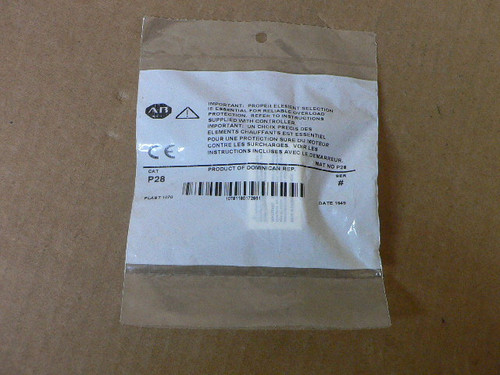 Allen Bradley P28 Overload Heater Allen Bradley P28 Overload Heater