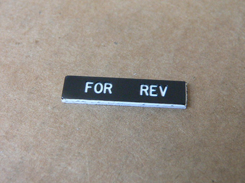 Sprecher & Schuh D7-17Be253 Legend Plate For-Rev Sprecher & Schuh D7-17Be253 Legend Plate For-Rev
