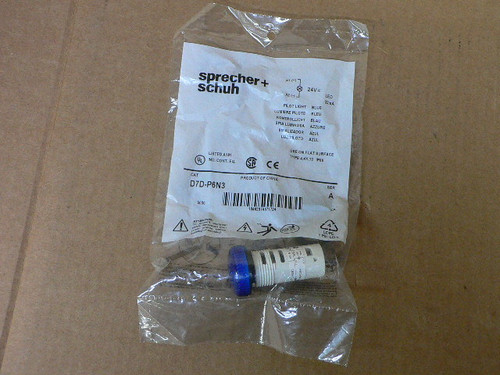 Sprecher & Schuh D7d-P6n3 Blue Pilot Light, Led Sprecher & Schuh D7d-P6n3 Blue Pilot Light, Led