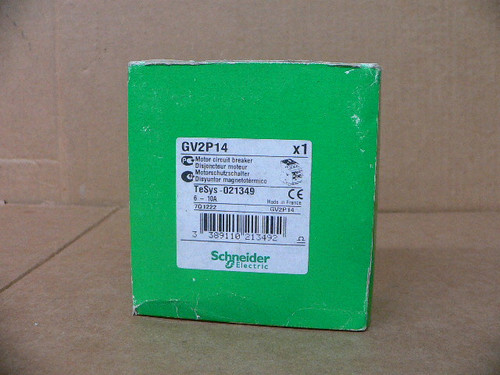 Schneider Electric Telemecanique Gv2-P14 6-10A Contactor Schneider Electric Telemecanique Gv2-P14 6-10A Contactor