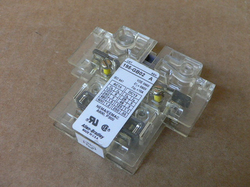 Allen Bradley 195-Gb02 Auxiliary Switch Allen Bradley 195-Gb02 Auxiliary Switch