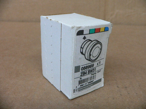 Schneider Electric Zb4bw31 Pushbutton Operator, Flush Head Schneider Electric Zb4bw31 Pushbutton Operator, Flush Head