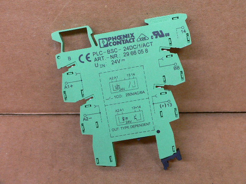 Phoenix Contact Plc-Bsc-24Dc/1/Act 2966058 Terminal Block Phoenix Contact Plc-Bsc-24Dc/1/Act 2966058 Terminal Block