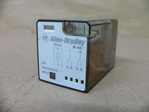 Allen Bradley 700-Ha32a12 General Purpose Relay 12Vac (Used) Allen Bradley 700-Ha32a12 General Purpose Relay 12Vac (Used)