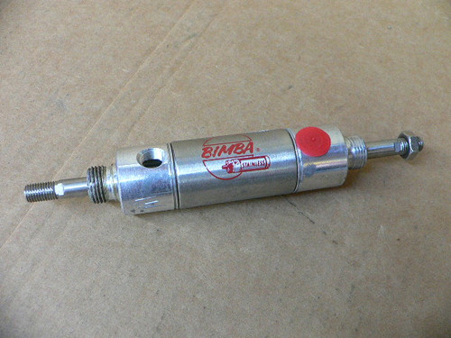 Bimba 091-Dxde Pneumatic Cylinder, 1" Stroke, 1-1/16" Bore (Used)