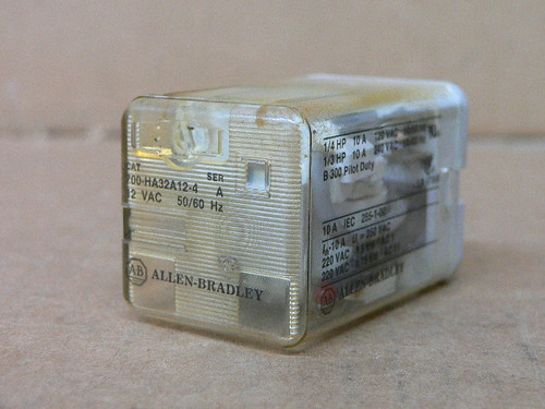Allen-Bradley 700-Ha32a12-4 Ice Cube Relay 12Vac Allen-Bradley 700-Ha32a12-4 Ice Cube Relay 12Vac