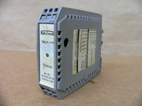 Rapotronic Tmu6-100 Temp Tranducer Module Rapotronic Tmu6-100 Temp Tranducer Module