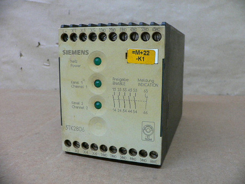 Siemens 3Tk2806-0Bb4 Safety Relay