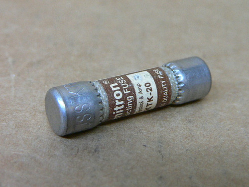 Buss Limitron Ktk20 Fuse 20A (Used) Buss Limitron Ktk20 Fuse 20A (Used)