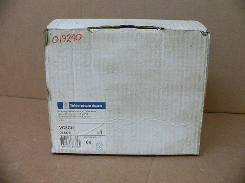 Telemecanique Vc3gu Emergency Stop Enclosure Telemecanique Vc3gu Emergency Stop Enclosure