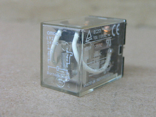 Omron Ly2 Relay 24Vac
