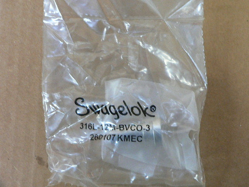 Swagelok 316L-12M-Bvco-3 Fitting