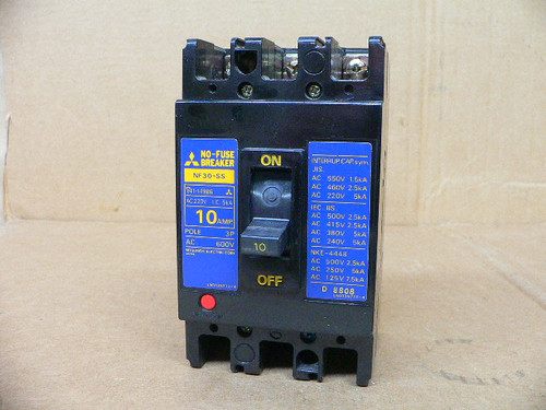 Mitsubishi Nf30-Ss Circuit Breaker 10A Mitsubishi Nf30-Ss Circuit Breaker 10A
