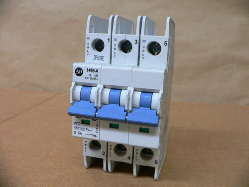 Allen Bradley 1489-A3d050 Circuit Breaker Allen Bradley 1489-A3d050 Circuit Breaker