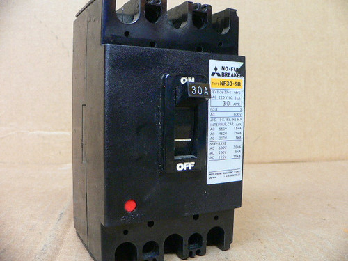 Mitsubishi Nf30-Sb No Fuse Circuit Breaker 30A 3 Pole Mitsubishi Nf30-Sb No Fuse Circuit Breaker 30A 3 Pole