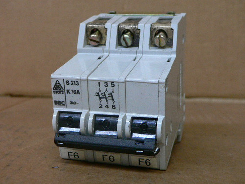Stotz-Kontakt S213 K16a Circuit Breaker 3-Pole