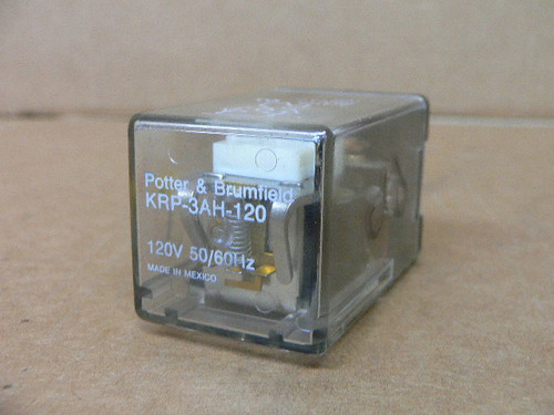 Potter Brumfield Krp-3Ah-120 Relay 120V Coil Potter Brumfield Krp-3Ah-120 Relay 120V Coil